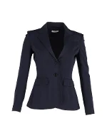 Navy Viscose Altuzarra Blazer