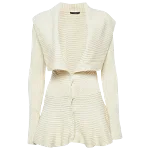 Beige Fabric Alexander McQueen Cardigan