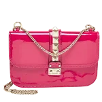 Pink Fabric Valentino Shoulder Bag