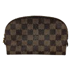 Brown Canvas Louis Vuitton Cosmetic Pouch