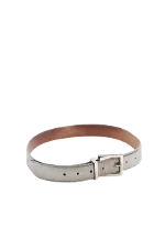 Grey Leather Dolce & Gabbana Belt