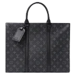 Black Canvas Louis Vuitton Sac Plat