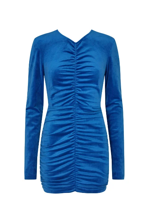 Blue Fabric Designers Remix Dress