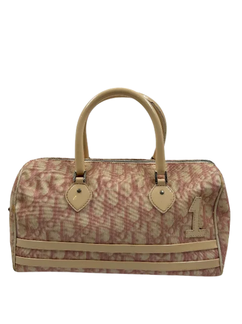 Pink Coated canvas Dior Handbag