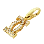 Gold Yellow Gold Cartier Charm