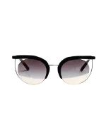 Black Glass Salvatore Ferragamo Sunglasses