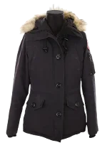 Navy Polyester Canada Goose Coat