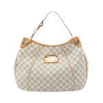 White Leather Louis Vuitton Galliera