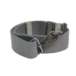 Grey Canvas Prada Belt