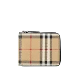 Beige Plastic Burberry Wallet