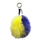 Multicolor Fur Fendi Charm