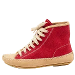 Red Suede Chloe Sneakers
