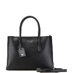 Black Leather Kate Spade Handbag