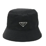 Black Fabric Prada Hat