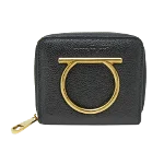 Black Leather Salvatore Ferragamo Wallet