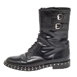 Black Leather Valentino Boots