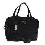 Black Nylon Prada Boston Bag