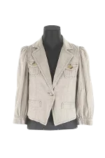 Grey Cotton Marc Jacobs Blazer