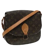 Brown Canvas Louis Vuitton Saint Cloud