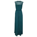 Green Knit Carolina Herrera Dress