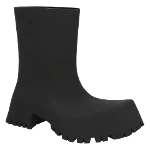 Black Rubber Balenciaga Boots