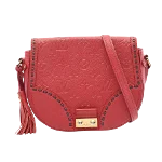 Red Leather Louis Vuitton Crossbody Bag