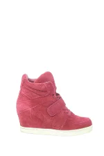 Red Leather Ash Sneakers