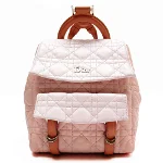 Pink Fabric Dior Backpack