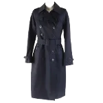 Navy Cotton Aquascutum Coat