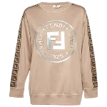 Beige Fabric Fendi Sweatshirt