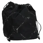 Black Nylon Chanel Pouch