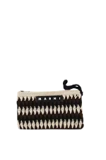 Beige Fabric Marni Clutch