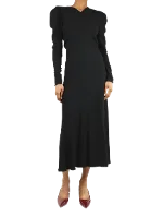 Black Viscose Isabel Marrant Dress