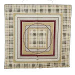 Beige Silk Burberry Scarf