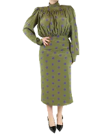 Green Silk Sportmax Dress