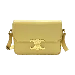 Yellow Leather Celine Crossbody Bag