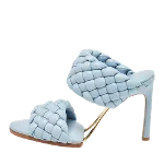 Blue Leather Bottega Veneta Sandals