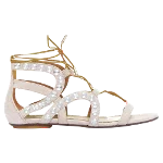 Beige Suede Aquazzura Sandals