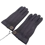 Brown Fabric Gucci Gloves