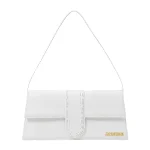 White Leather Jacquemus Shoulder Bag