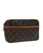 Brown Canvas Louis Vuitton Compiegne