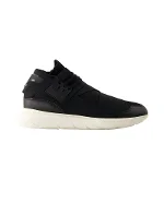 Black Leather Y-3 Sneakers