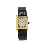 Pink Metal Cartier Watch