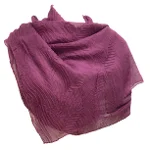 Purple Fabric Agnona Scarf