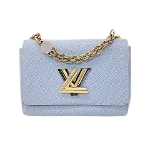 Blue Leather Louis Vuitton Twist