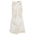 White Cotton Maje Dress