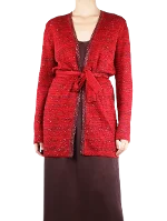 Red Viscose Missoni Cardigan