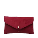 Red Leather SWAROVSKI Clutch