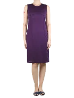 Purple Cotton Ann Demeulemeester Dress