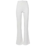 White Fabric Elisabetta Franchi Pants